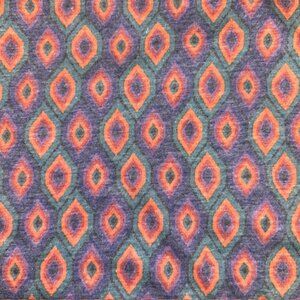 LuLaRoe Classic T Shirt 3XL Geometric Bohemian Purple Green Red Orange Black NWT